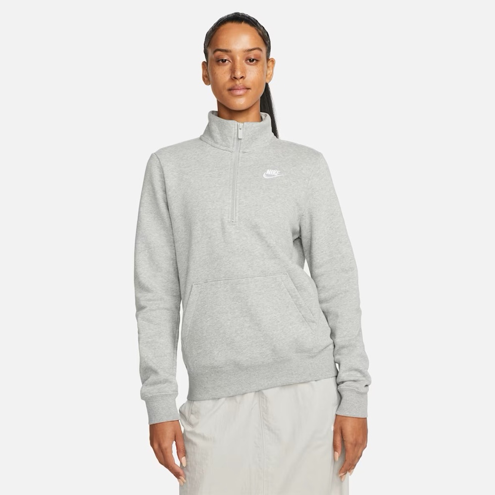Nike Half Zip Grey Sweatshirt size Large
